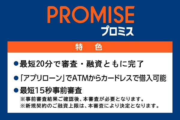 プロミスの特徴