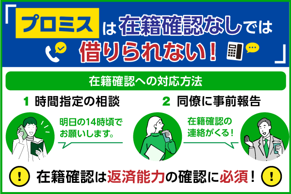 プロミスの在籍確認は電話なし？原則会社に電話しないのでバレにくい！