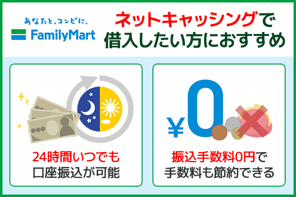 ファミマTカードは24時間ネットキャッシングに対応できる