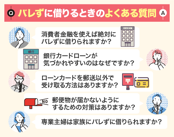 バレずに借りるときによくある質問