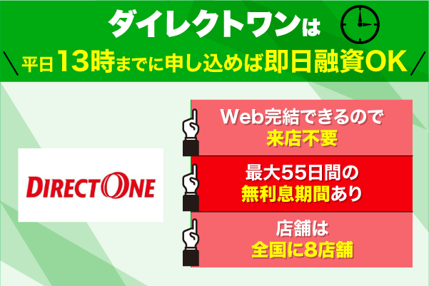ダイレクトワンの写真1枚と特徴3点を掲載した特徴図