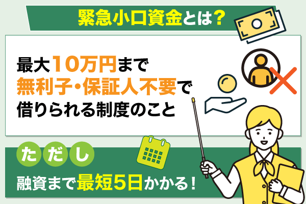 緊急小口資金の概要と懸念点