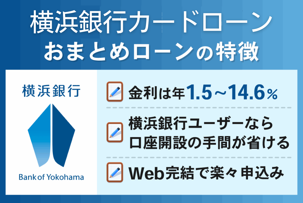 横浜銀行カードローンおまとめローンの特徴