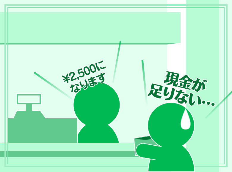 Q9.レストランで会計の際に所持金が足りませんでした。さて、どうしますか?